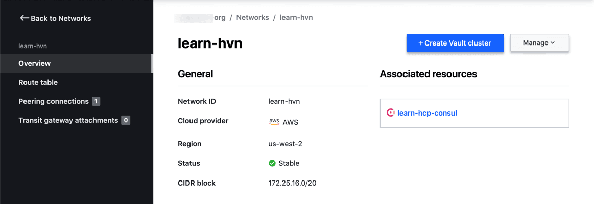 HashiCorp Virtual Network